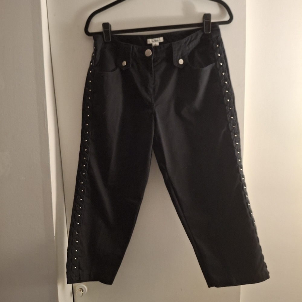 Cato Women's Black Cropped Pants
